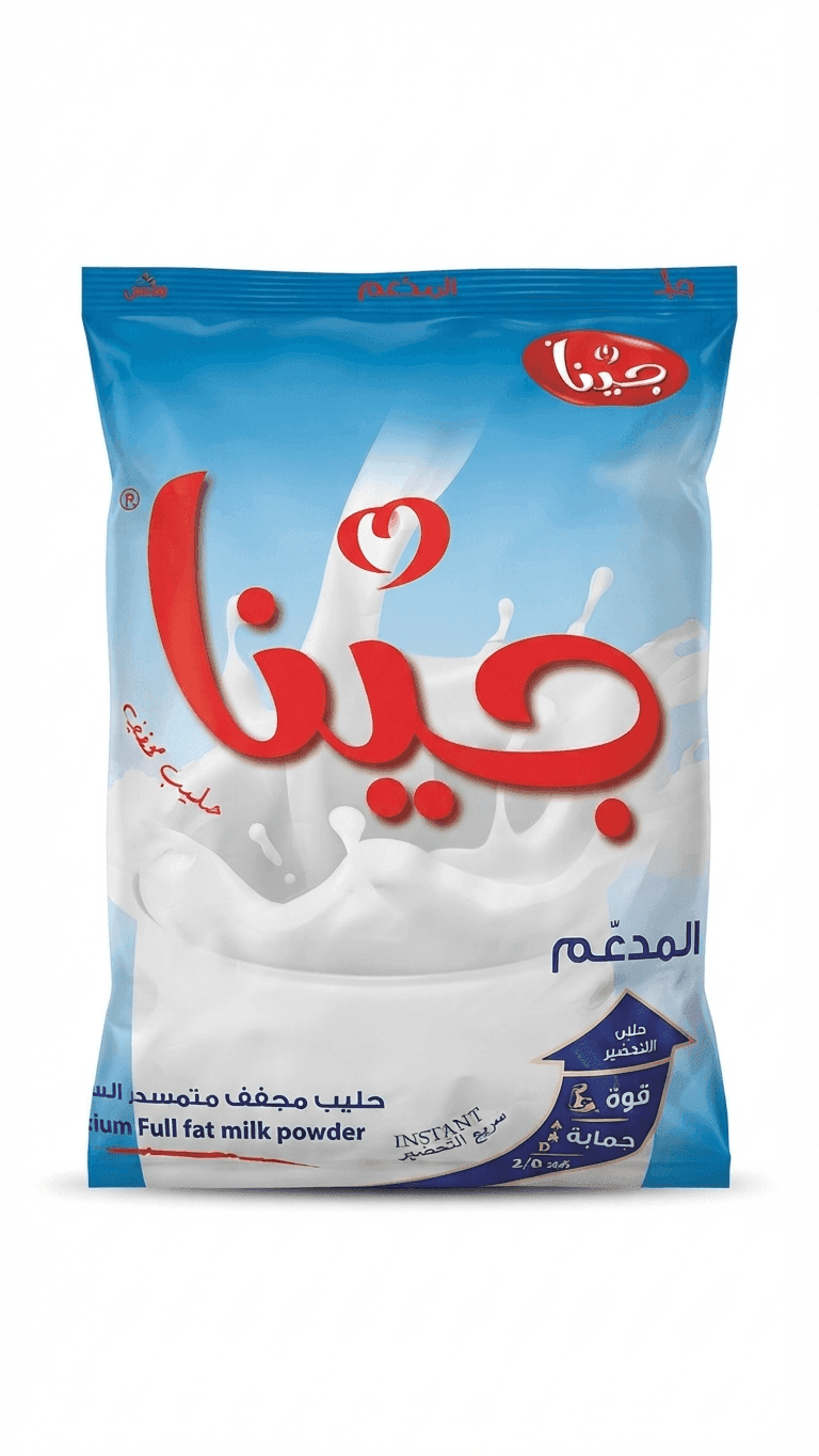 حليب جينا كبير